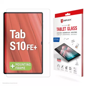 Displex Tablet Glass (9H) Samsung Galaxy Tab S10 FE+, Eco montavimo rėmelis, nesudužtantis