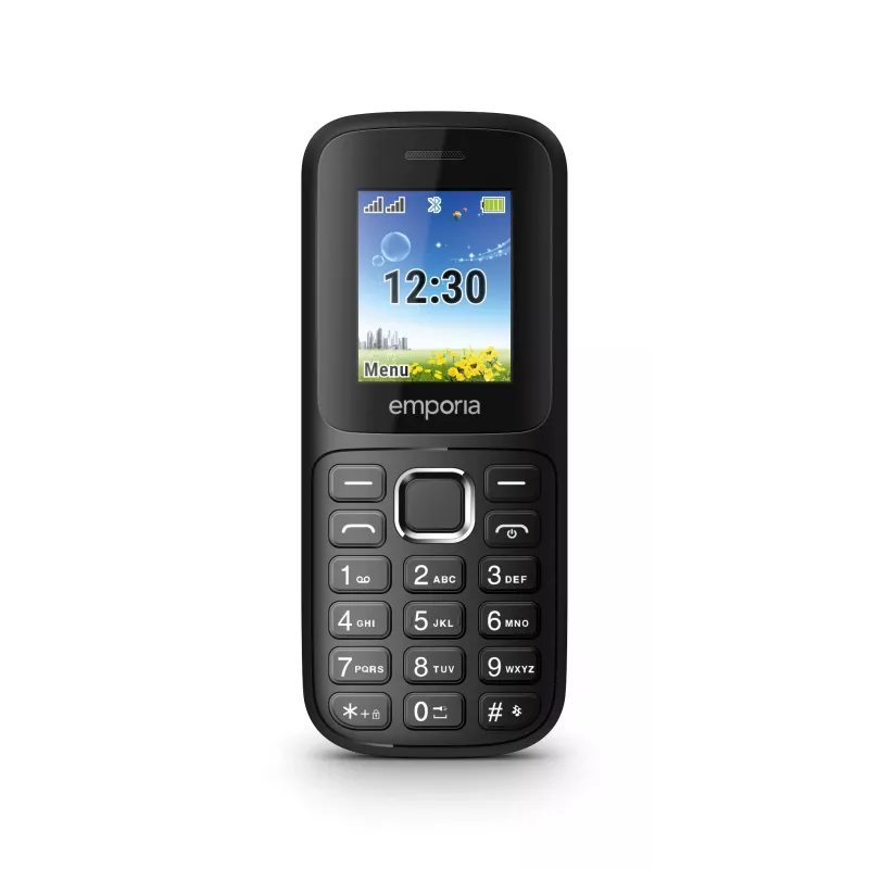 Emporia emporia313 4,5 cm (1,77 col.) 64,6 g Juoda Senjorų telefonas