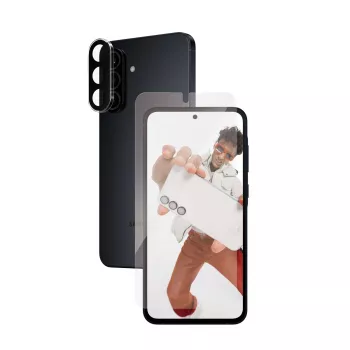 “PanzerGlass SAFE. by ®” 2-in-1 rinkinys, skirtas “Samsung Galaxy A56 5G”, atsparus įbrėžimams ir smūgiams