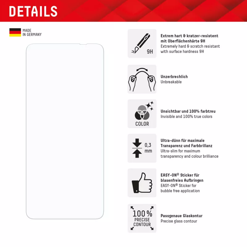 Displex Smart Glass (9H) Samsung Galaxy A06/A07, montavimo lipdukas, nedūžtantis