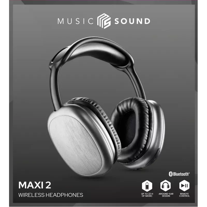 Music Sound Maxi2 Bluetooth 5.0 MAXI2 aplinkinės ausinės