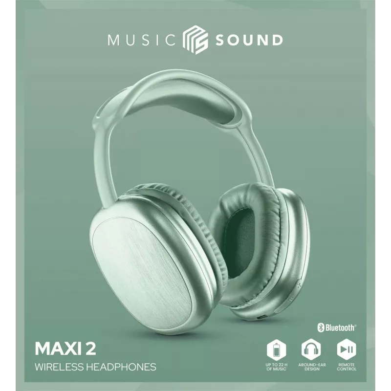 Music Sound MAXI2 Bluetooth 5.0 MAXI2 aplinkinės ausinės