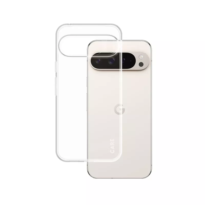 PanzerGlass CARE pagal „madingas dėklas“ permatomas „X-Ray Soft“ dėklas „Google Pixel 10 Pro XL“