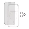 Apsauginis dėklas PanzerGlass, skirtas iPhone 17 Pro, 3-in-1 — CARE serija, privatumo apsauga, integruotas kameros dangtelis