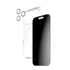 Apsauginis dėklas PanzerGlass, skirtas iPhone 17 Pro, 3-in-1 — CARE serija, privatumo apsauga, integruotas kameros dangtelis