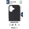 Cellularline Sensation - iPhone 17 itin minkštas silikoninis dėklas su minkštos lytėjimo apdaila, puikiai apsaugantis kiekvieną jūsų iPhone 17 detalę elegancija ir komfortu.