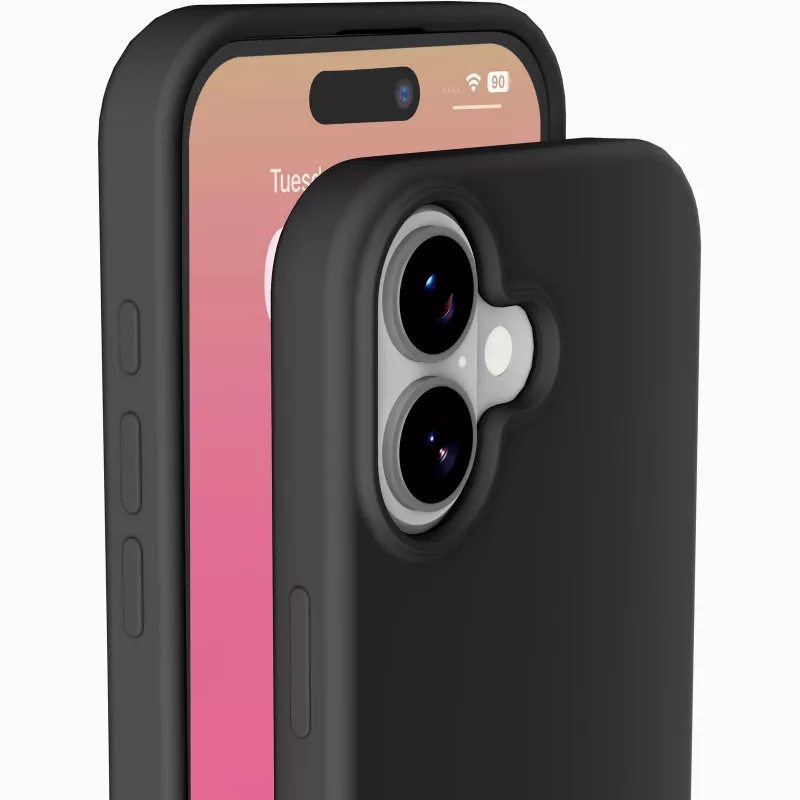 Cellularline Sensation - iPhone 17 itin minkštas silikoninis dėklas su minkštos lytėjimo apdaila, puikiai apsaugantis kiekvieną jūsų iPhone 17 detalę elegancija ir komfortu.