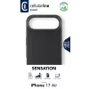 Cellularline Sensation - iPhone Air itin minkštas silikoninis dėklas su minkštu paviršiumi, puikiai tinkantis apsaugoti kiekvieną jūsų iPhone Air detalę su elegancija ir komfortu.