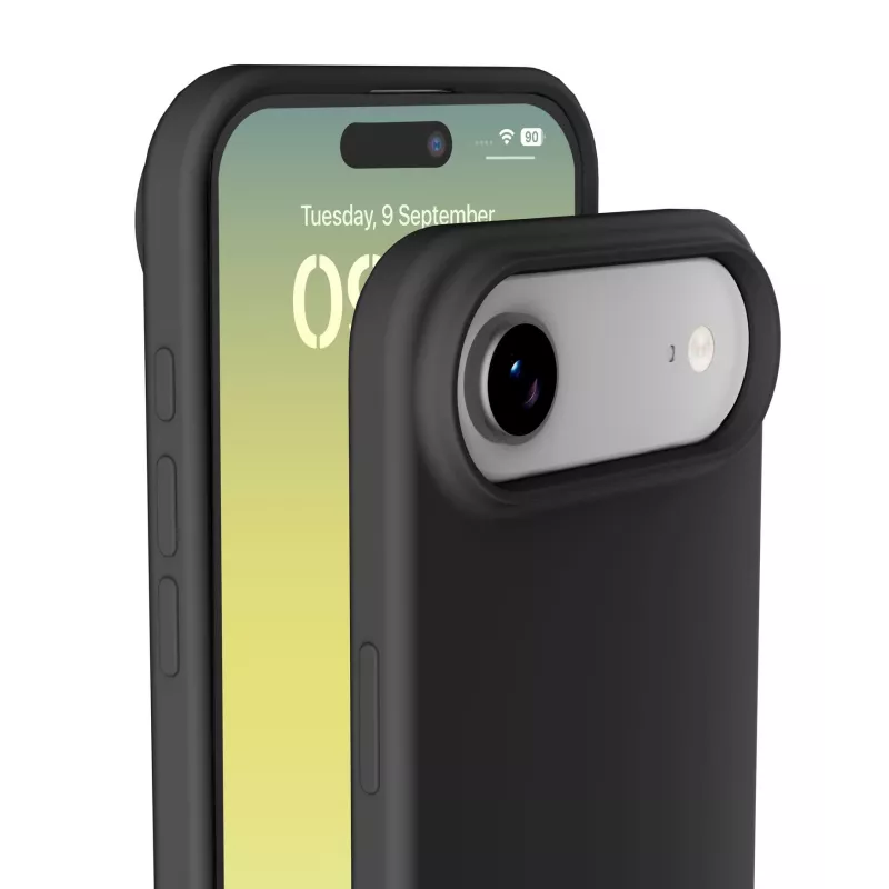 Cellularline Sensation - iPhone Air itin minkštas silikoninis dėklas su minkštu paviršiumi, puikiai tinkantis apsaugoti kiekvieną jūsų iPhone Air detalę su elegancija ir komfortu.