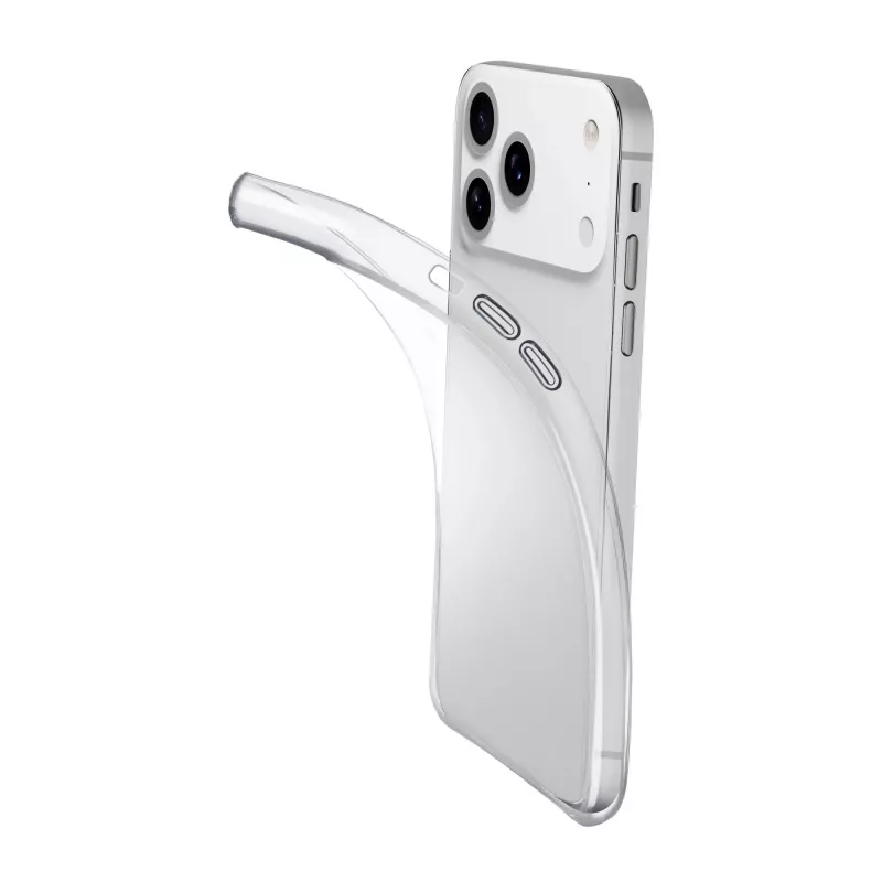 Cellularline Fine - iPhone 17 Pro Max, Dėklas, Apple, iPhone 17 Pro Max, 17,5 cm (6,9 colio), Skaidrus