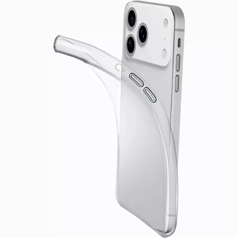 Cellularline Fine - iPhone 17 Pro Max, Dėklas, Apple, iPhone 17 Pro Max, 17,5 cm (6,9 colio), Skaidrus