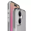 Cellularline Clear Protect - iPhone 17 kietas dėklas su guminiais kraštais