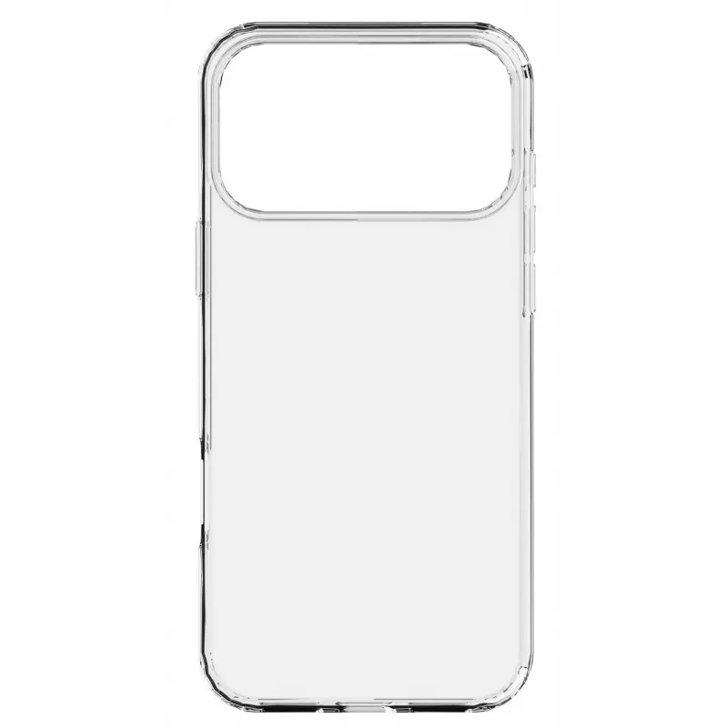 Cellularline Clear Protect - iPhone 17 Pro kietas dėklas su guminiais kraštais