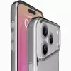 Cellularline Clear Protect - iPhone 17 Pro kietas dėklas su guminiais kraštais