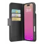 Cellularline Book Agenda - iPhone 17 odinės tekstūros knygos tipo dėklas su magnetiniu užsegimu