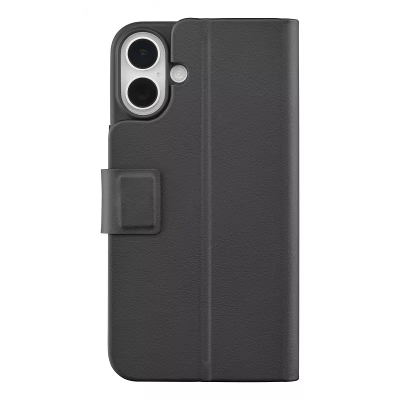 Cellularline Book Agenda - iPhone 17 odinės tekstūros knygos tipo dėklas su magnetiniu užsegimu
