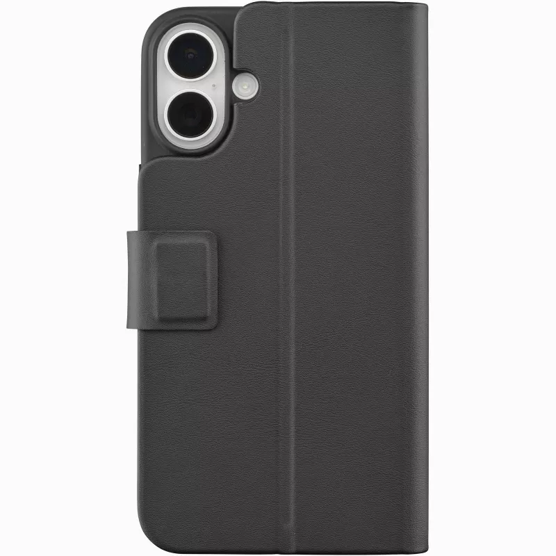 Cellularline Book Agenda - iPhone 17 odinės tekstūros knygos tipo dėklas su magnetiniu užsegimu