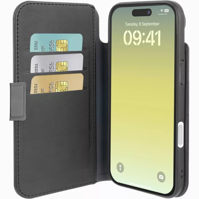 Cellularline Book Agenda - iPhone Air odinės apdailos knyginis dėklas su magnetiniu užsegimu