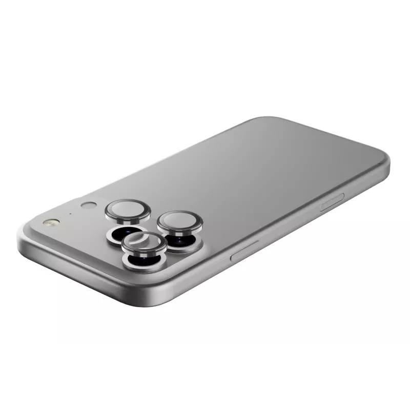 Cellularline Camera Lens Ring - iPhone 17 Pro/ 17 Pro Max Grūdintas stiklas fotoaparato apsaugai
