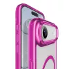 Cellularline Iconic Mag - iPhone Air permatomas dėklas su spalvotais kraštais, suderinamas su Magsafe ekosistema
