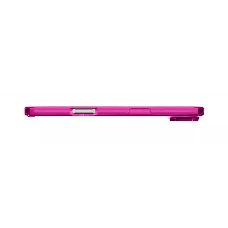 Cellularline Iconic Mag - iPhone Air permatomas dėklas su spalvotais kraštais, suderinamas su Magsafe ekosistema