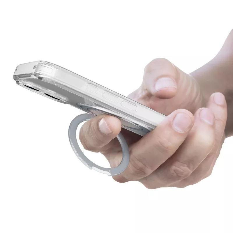 „Cellularline Spin Mag“ – „iPhone 17“ dėklas su pasukamu žiedo laikikliu, suderinamas su „MagSafe“ ekosistema