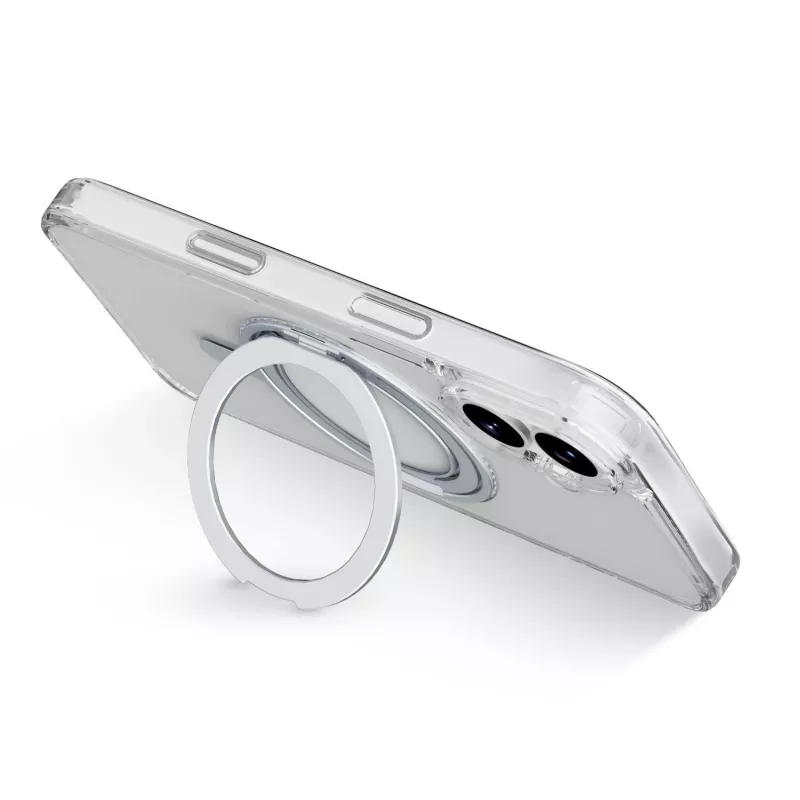 „Cellularline Spin Mag“ – „iPhone 17“ dėklas su pasukamu žiedo laikikliu, suderinamas su „MagSafe“ ekosistema
