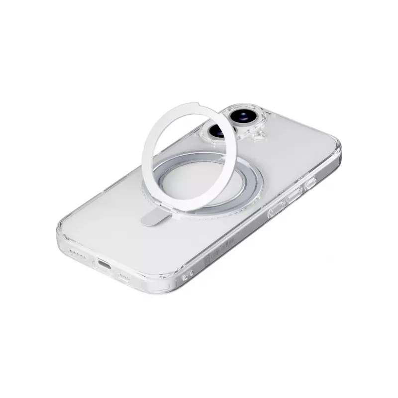 „Cellularline Spin Mag“ – „iPhone 17“ dėklas su pasukamu žiedo laikikliu, suderinamas su „MagSafe“ ekosistema