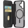 Cellularline Daily Mag - iPhone 17 Knygelės tipo dėklas su pusiau permatoma kieta nugarėle, suderinama su MagSafe® ekosistema
