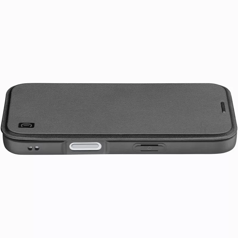 Cellularline Daily Mag - iPhone 17 Pro knygelės tipo dėklas su pusiau permatoma kieta nugarėle, suderinama su MagSafe® ekosistema