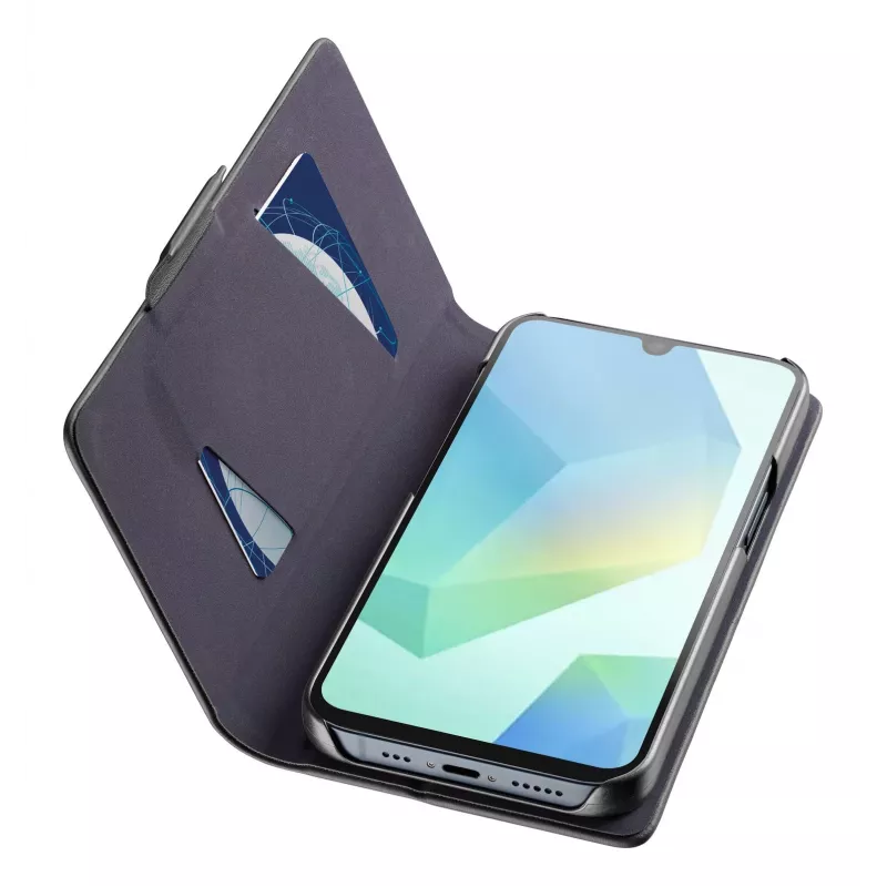 Cellularline Book - Galaxy A17 knygelės tipo dėklas, Folio, Samsung, Galaxy A17, 17 cm (6,7 col.), Juoda
