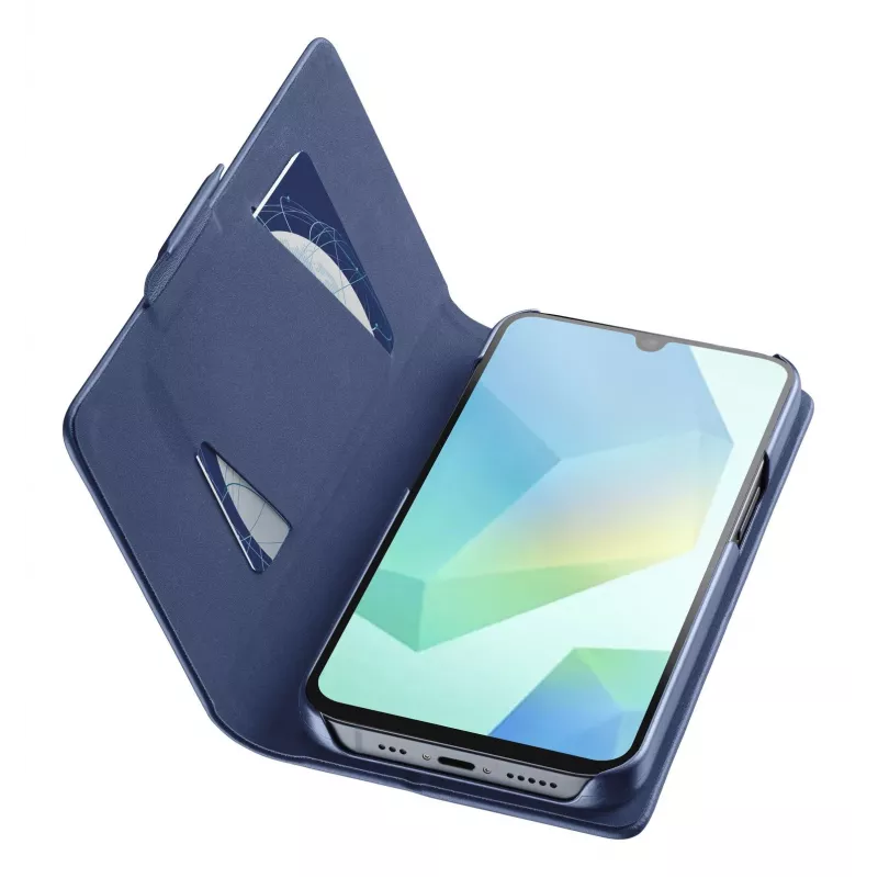 Cellularline Book - Galaxy A17 knygelės tipo dėklas, Folio, Samsung, Galaxy A17, 17 cm (6,7 colio), Mėlyna