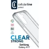 Cellularline Clear Strong - Galaxy A17 kietas dėklas su guminiais kraštais