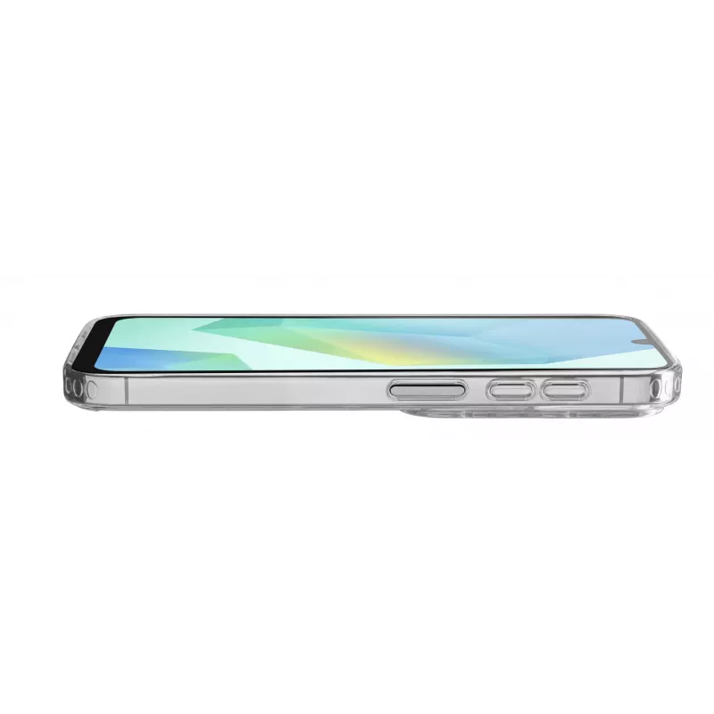 Cellularline Clear Strong - Galaxy A17 kietas dėklas su guminiais kraštais