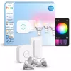 Philips Hue White and colour ambience Essential starter kit: 3 GU10 išmaniosios lemputės (345 lm) + reguliatoriaus jungiklis