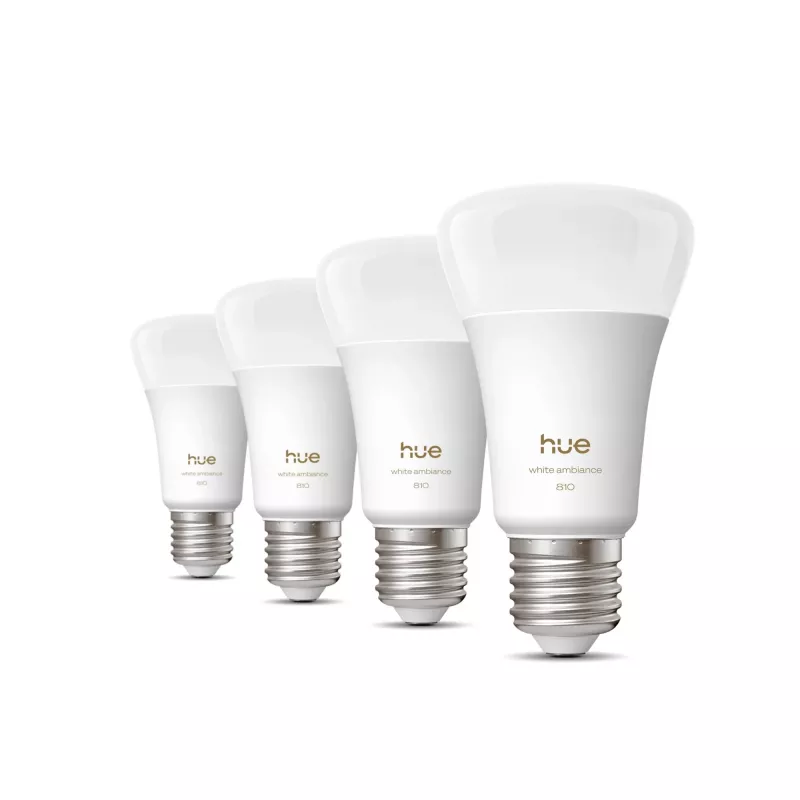 Išmanioji lemputė Philips Hue White ambiance A60 E27 6W Bluetooth Zigbee