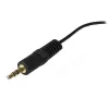 StarTech.com 12 pėdų kompiuterio garsiakalbių prailginimo garso kabelis, 3,5 mm, kištukas, 3,5 mm, lizdas, 3,7 m, juoda