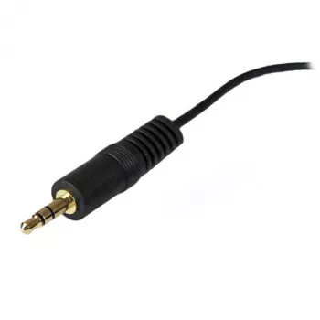 StarTech.com 12 pėdų kompiuterio garsiakalbių prailginimo garso kabelis, 3,5 mm, kištukas, 3,5 mm, lizdas, 3,7 m, juoda