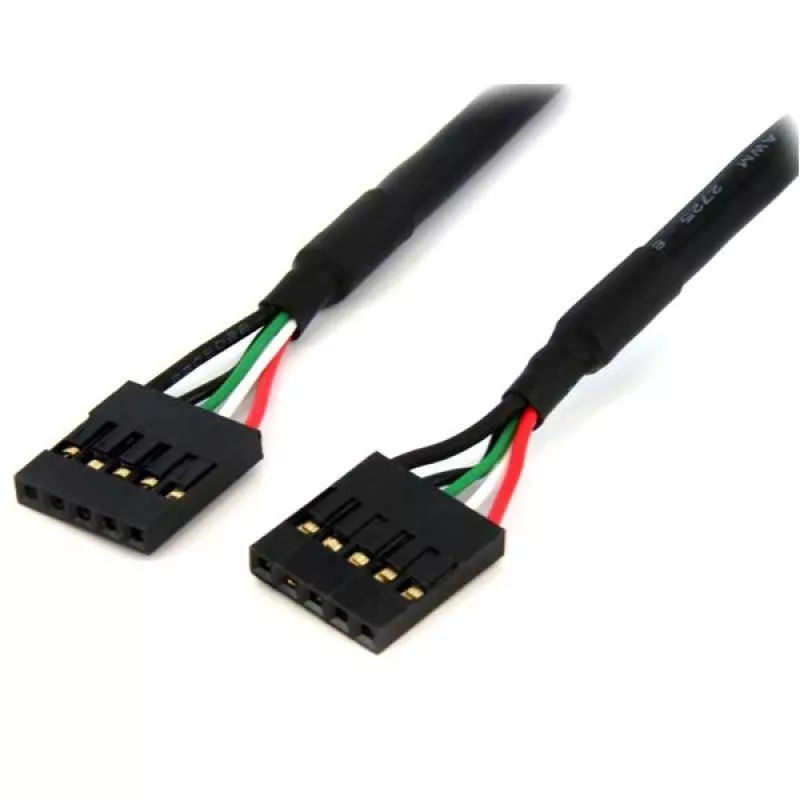 StarTech.com 18in vidinis 5 kontaktų USB IDC pagrindinės plokštės antraštės kabelis – F/F