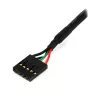 StarTech.com 18in vidinis 5 kontaktų USB IDC pagrindinės plokštės antraštės kabelis – F/F