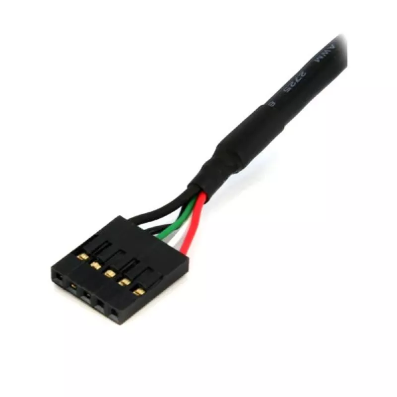 StarTech.com 18in vidinis 5 kontaktų USB IDC pagrindinės plokštės antraštės kabelis – F/F