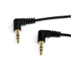 StarTech.com 6 pėdų plonas 3,5 mm stačiojo kampo stereofoninis garso laidas - kištukas/kištukas