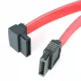 StarTech.com 12 colių SATA į kairėje pusėje sulenktą SATA Serial ATA kabelis, 0,3048 m, kištukas/kištukas, raudonas, 10 g, 128 mm, 0,7 mm