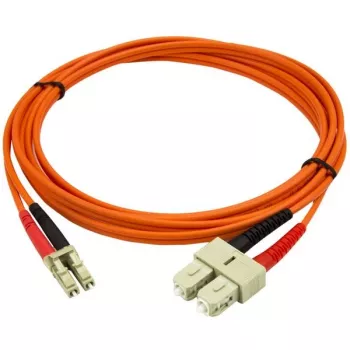 StarTech.com 2m šviesolaidinis kabelis - daugiamodis dvipusis 50/125 - LSZH šviesolaidinis jungiamasis laidas - LC/SC
