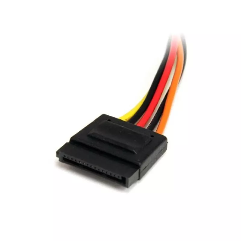 StarTech.com 8 colių 15 kontaktų SATA maitinimo ilginamasis kabelis, 0,2032 m, kištukas, lizdas, įvairiaspalvis, 17 g, 125 mm