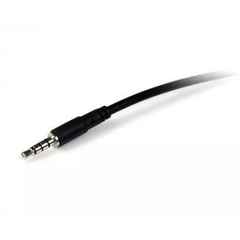 StarTech.com 1 m 3,5 mm 4 polių TRRS ausinių ilginimo laidas - V/M