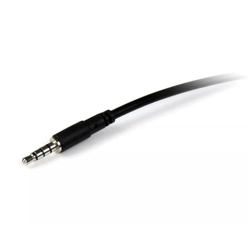 StarTech.com 1 m 3,5 mm 4 polių TRRS ausinių ilginimo laidas - V/M