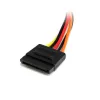 StarTech.com 12in 15 pin SATA maitinimo prailginimo laidas, SATA 15-pin, SATA 15-pin, 0,3048 m, kištukas, lizdas, tiesus