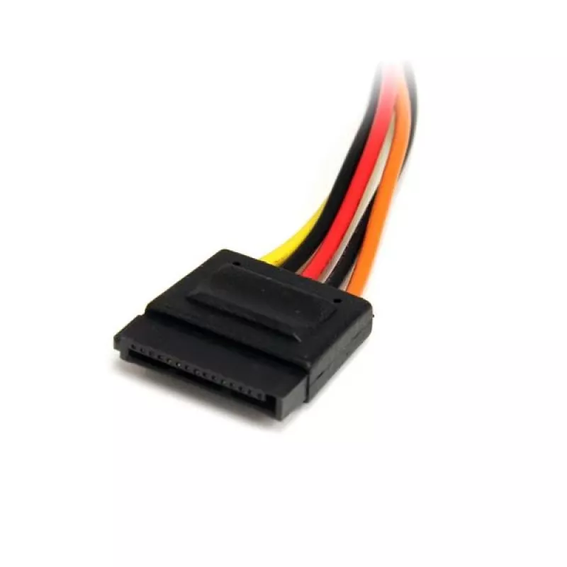 StarTech.com 12in 15 pin SATA maitinimo prailginimo laidas, SATA 15-pin, SATA 15-pin, 0,3048 m, kištukas, lizdas, tiesus