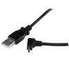 StarTech.com 2 m Micro USB laidas - A į viršų kampuotą Micro B
